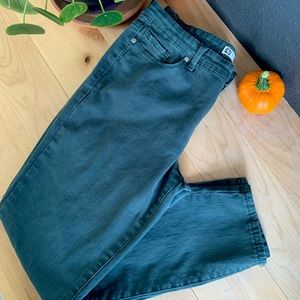 Anne Klein Jeans forest green skinny ankle